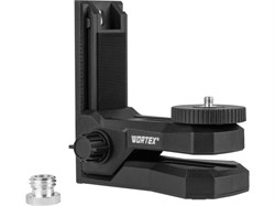 Держатель нивелира магнитный WORTEX LLB 1411 в кор., микролифт, 2 рег., + переходник (1/4" 10554