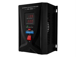 Стабилизатор напряжения Solaris VSC-1000 (1000 В*А; 130-260 В; 2 розетки; настенный монтаж) 10624
