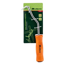 Крюк для вязки арматуры, 210 мм, деревянная рукоятка Сибртех 11038