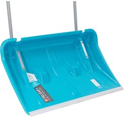 Скрепер для уборки снега, полипропилен, колеса, 750х445х1275 мм, рукоятка с ПВХ, LUXE Palisad 11140