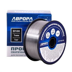 Проволока порошковая АВРОРА E71T-GS d.1.0 мм 1.0кг D100 NO GAS 11261