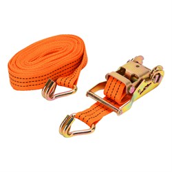 Ремень багажный с крюками, 8 x 0.038 м, храповой механизм Stels 11284