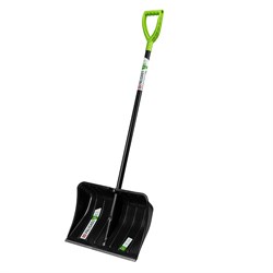 Лопата для уборки снега, полипропилен, 535х375х1400, стальной черенок, BASE Palisad 11297