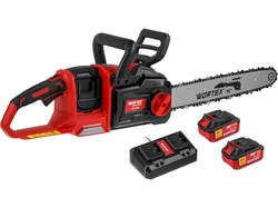 Аккум. пила цепная WORTEX CEC 4036 шина 40 см (16"), 3/8" LP, 1.3 мм XLT SET БЕСЩЁТ, 18В+18В 11404