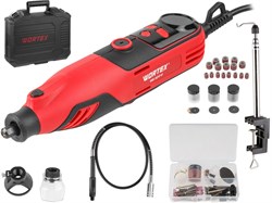 Гравер электрический WORTEX MG 3217 E в чем.+аксессуары 130 Вт, 10000-35000 об/мин, цанга 3,2 + БЗП 11694
