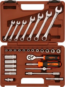Набор инструмента 1/4"DR, 30 предметов Ombra OMT30S 11761
