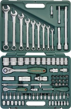 Набор инструмента универсальный 1/4", 1/2"DR, 82 предмета Jonnesway S04H52482S 11770