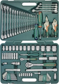Набор инструмента универсальный 1/4", 1/2"DR, 78 предметов Jonnesway S04H52478S 11777