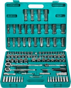 Набор инструмента универсальный 1/4", 3/8" и 1/2"DR, 107 предметов Jonnesway S05H48107S 11780