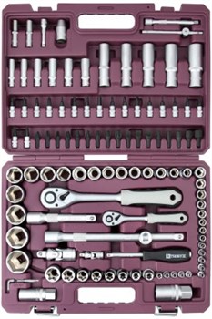 Набор инструмента универсальный 1/4", 1/2"DR, 108 предметов Thorvik TS108 11787