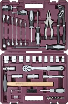 Набор инструмента универсальный 1/4", 1/2"DR, 56 предметов Thorvik TS056 11791