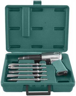 Набор молоток пневматический 2100 уд/мин., патрон H10, с насадками, 8 предметов Jonnesway JAH-6833HK 11824