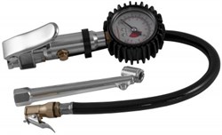 Манометр для контроля давления и подкачки шин с насадкой-удлинителем для г/а, шланг 300 мм Jonnesway AG010038S 11887