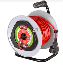 Удлинитель силовой на катушке Ресанта СУ-2х1-30/2ВР (с выкл., 1 розетка, IP44) 12009