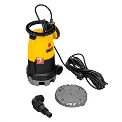 Дренажный насос для чистой и грязной воды DP450S, 450 Вт, напор 6 м, 12000 л/ч Denzel 12038