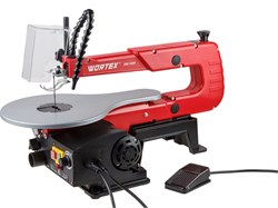 Лобзиковый станок WORTEX ESS 1250 в кор. 120 Вт, 50 мм, 400-1600 ход/мин (Ножная педаль, регулировка угла наклона рабочего стола) 12041