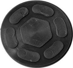 Опора резиновая для подкатных домкратов, D-97 мм, Н-11 мм Ombra OHT1045 12190