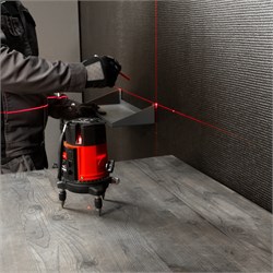 Лазерный уровень CRL-30R, 30 м, красный луч, батарейки, резьба 5/8" MTX 12243