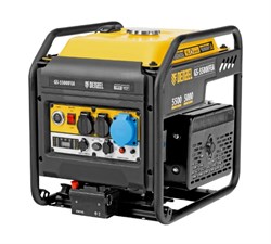 Генератор инверторный GS-5500iFEA, 5,5 кВт, 230 В, открытый корпус, электростартер, ATS DENZEL 13122