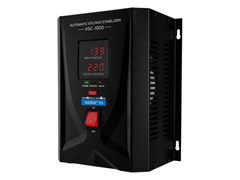 Стабилизатор напряжения Solaris VSC-1000 (1000 В*А; 130-260 В; 2 розетки; настенный монтаж) 10624