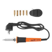 Набор для выжигания, 7 предметов: паяльник 30 Вт, подставка, жала сменные Sparta 11007