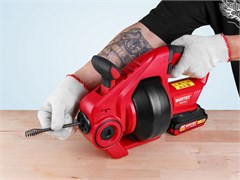 Аккум. прочистная машина WORTEX CDC 1855 в кор. ALL1 XLT SOLO 0-550 об/мин, трос 7,6 м. (Без АКБ и З/У) 11229