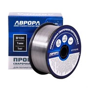 Проволока порошковая АВРОРА E71T-GS d.1.0 мм 1.0кг D100 NO GAS 11261