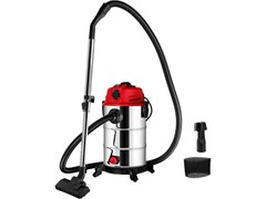 Пылесос строительный WORTEX VC 3014 WS 1200 Вт, 30 л, провод 4.5 м, шланг 2 м 11352