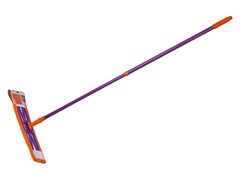 Швабра для пола с насадкой из микрофибры, Быстро-Чисто, PERFECTO LINEA (Телескопическая рукоятка 67-120 см) 11518
