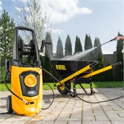 Моечная машина высокого давления R-170D, 2000 Вт, 170 бар, 360 л/ч, с барабаном Denzel 11685