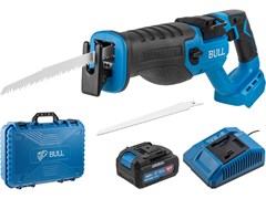 Аккум. сабельная пила BULL CSR 2118 E XLTpro, SET, БЕСЩЕТ., 18 В, дер. 210 мм, 1х4 А*ч, з/у 4 А 11706