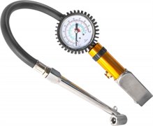 Манометр для контроля давления и подкачки шин с насадкой-удлинителем для г/а, шланг 300 мм Thorvik ATIG3 11882