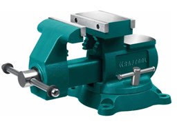 Слесарные тиски KRAFTOOL Reversible 140 мм, расход 273 мм 32705-140 11979