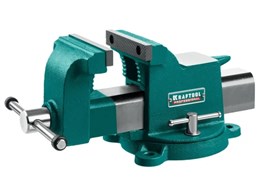 Стальные слесарные тиски KRAFTOOL Steel 100 мм 32701-100 11981