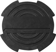 Опора резиновая с отбортовкой для подкатных домкратов, D-116 мм, Н-18 мм Ombra OHT1003 12205