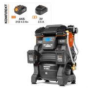 Компрессор аккумуляторный 42В / 220В DAEWOO DAC 180S Li SET 13212