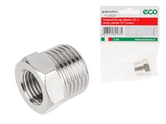 Соединение нар. резьба 1/2" х внутр. резьба 1/4" (сталь) ECO 5015