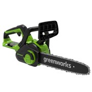 Цепная пила аккумуляторная Greenworks Арт. 2007707UA, 24V, 25см, c 1хАКБ 2Ач и ЗУ 5403