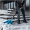 Лопата для уборки снега, полипропилен, 365х460х1500мм, алюминиевый черенок, ПВХ накладка, LUXE Palisad 11306