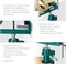 Шарнирно-поворотные тиски KRAFTOOL Precision 75 мм 32711-75 11962