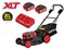 Газонокосилка аккум. WORTEX CLM 4536-4 в кор. XLT SET БЕСЩЁТ.ДВИГ., САМОХОД., 18В+18В, 2х4Ач акб 12644