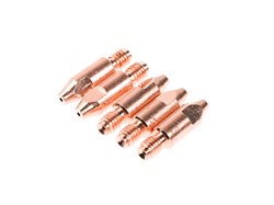 Наконечник контактный Ф 1.2 мм M6х28 мм E-Cu (набор 5 шт) SOLARIS (сварочный наконечник, контактная трубка) 9943