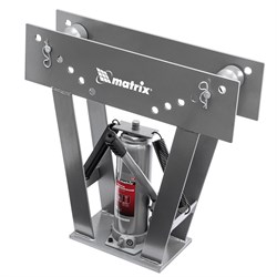 Трубогиб гидравлический, 1/2-3", 15 т, в комплекте с башмаками Matrix 9977