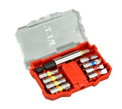 Набор бит P.I.T. ASET04-0010 (10шт, биты 25мм (9 шт.), держатель бит) 10035
