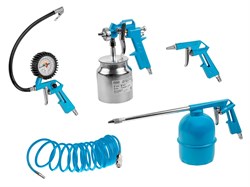 Набор пневмоинструмента DGM S510 (5 предметов) (ниж. бак) 10051