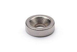 Неодимовый магнит-кольцо 15х3 с зенковкой 8*3 10767