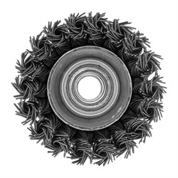 Щетка для УШМ, 75 мм, М14, "чашка", крученая проволока 0.8 мм Matrix 10813