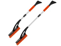 Щетка для снега 76-94см телескоп. со скребком STARTUL PROFI (ST9080-05) (щетка-сметка снеговая) 10918