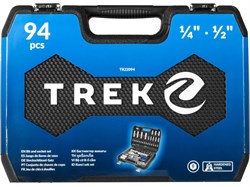 Набор головок и бит 94пр. TREK (1/4", 1/2", 6 граней) 10948