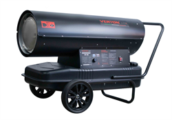Дизельная тепловая пушка Verton Air DH-90 (90кВт,1368м3/ч.,5,8л/ч,прям.нагрев,дисплей,манометр,дизель/керосин 107х57х66см, d 34см) 10961